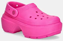 Crocs papucs Stomp Clog rózsaszín, női, platformos, 209347 - rózsaszín Női 39/40