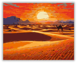  Naplemente a Sivatagi Dűnék Felett - számfestő készlet