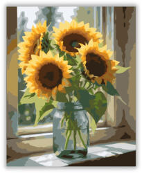 Napraforgó Könyvkiadó Csokor Ablakban - számfestő készlet