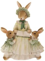 Iliadis Alexandros Figurina Green Bunnies 14 cm x 9 cm x 18 cm (85425)