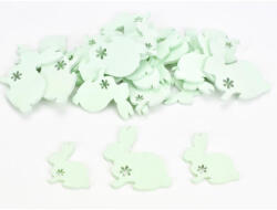  Fa virágmintás nyuszi menta 30db/csomag - csinaldmagadshop