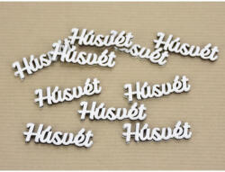  Húsvét" felirat fehér 1x4cm 10db/csomag - csinaldmagadshop