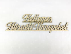  Natúr fa - Kellemes Húsvéti Ünnepeket felirat 25cm