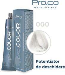 Pro.co Vopsea de par profesionala - cu amoniac - PRO. COLOR - PROCO - 100 ml - P000 - POTENTIATOR DE DESCHIDERE (P000)