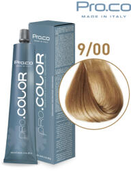 Pro.co Vopsea de par profesionala - cu amoniac - PRO. COLOR - PROCO - 100 ml - 9 00 BLOND SUPER DESCHIS INTENS (P9/00)