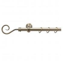 Sn Deco Group Galerie metalica Carlig 19mm, bronz antic, 160 cm - KIT COMPLET Suport draperie