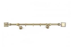Sn Deco Group Galerie metalica Nero 16mm, bronz antic, 240 cm - KIT COMPLET Suport draperie