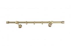 Sn Deco Group Galerie metalica Dop 25mm, bronz antic, 120 cm, KIT COMPLET Suport draperie
