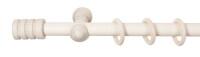 Sn Deco Group Galerie simpla lemn masiv Pisa, consola clasica, nuanta alb-antic, 320 cm - KIT COMPLET