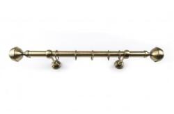 Sn Deco Group Galerie metalica Kugel 25mm, bronz antic, 240 cm, KIT COMPLET Suport draperie