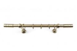 Sn Deco Group Galerie metalica Tub 25mm, bronz antic, 300 cm, KIT COMPLET Suport draperie