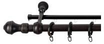 Sn Deco Group Galerie simpla lemn masiv Ares, nuanta wenge, 120 cm - SINA U INCLUSA Suport draperie