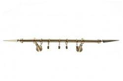 Sn Deco Group Galerie metalica Sulita 19mm, bronz antic, 120 cm, KIT COMPLET Suport draperie