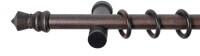 Sn Deco Group Galerie simpla lemn masiv King, consola moderna, nuanta wenge, 400 cm - KIT COMPLET