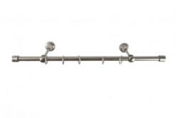 Sn Deco Group Galerie metalica Dop 16mm, nichel satinat, 300 cm - KIT COMPLET Suport draperie