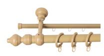 Sn Deco Group Galerie metal infoliat Filigrano, culoare bej, 120 cm - SINA U INCLUSA Suport draperie