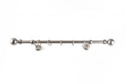 Sn Deco Group Galerie metalica Kugel 16mm, nichel satinat, 240 cm - KIT COMPLET Suport draperie