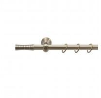 Sn Deco Group Galerie metalica Ramses 19mm, bronz antic, 200 cm, KIT COMPLET Suport draperie