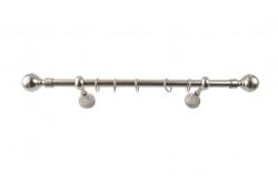 Sn Deco Group Galerie metalica Kugel 25mm, nichel satinat, 240 cm, KIT COMPLET Suport draperie