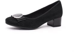 KARISMA Pantofi damă Karisma din piele întoarsă cu strasuri JIJI60016A 01-I