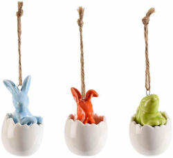 Decorer Set 9 oua decorative Paste portelan multicolor 5.5x9.5 cm (A72.13.15)