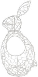 Clayre & Eef Cos Iepuras metal alb 16x12x33 cm (6Y4664W)