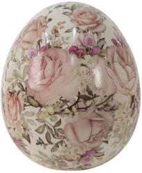Clayre & Eef Ou decorativ din ceramica decor Floral 11x14 cm (6CE1415M)
