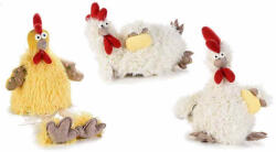 Decorer Set 3 figurine Gaini din textil 20x13x42 cm (A56.32.15)