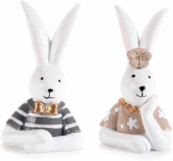 Decorer Set 2 figurine Iepurasi Paste 4.5x4x8 cm (A55.37.17deco)