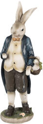 Clayre & Eef Figurina Iepuras Paste Boy polirasina 9x7x25 cm (6PR4027)