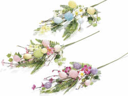 Decorer Set 3 crengute artificiale decorate cu oua 66 cm (A09.02.94)
