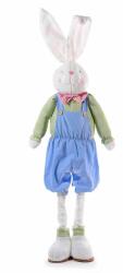 Decorer Figurina Iepuras Paste textil Boy cu picioare modelabile 33 cm x 19 cm x 88 h (A56.37.20A)