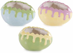 Decorer Set 3 oua decorative Paste ceramica multicolora 15x11x9 cm (A71.50.81)