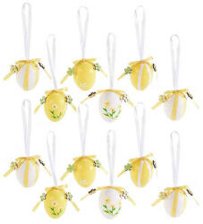 Decorer Set 12 oua decorative din plastic 76C 3x4 cm (A54.43.76C)
