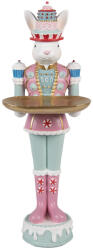 Clayre & Eef Figurina Iepuras Paste polirasina multicolora 9x8x25 cm (6PR5159)