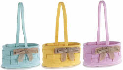 Decorer Set 3 cosulete Paste textil multicolor 15x9x24 cm (A56.47.02)