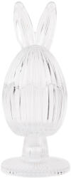 Clayre & Eef Ou decor Paste sticla transparenta 9x22 cm (6GL4927)
