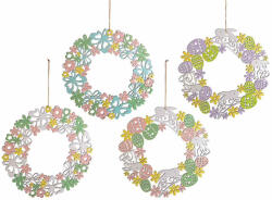 Decorer Set 4 Coronite lemn 30 cm (A51.51.86)