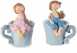 Decorer Set 2 figurine polirasina Copii 10x9x13 cm (A55.34.76)