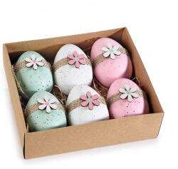 Decorer Set 6 oua Paste pastel 4x6 cm (A54.45.16B)