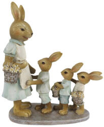 Clayre & Eef Figurine Iepurasi Paste din polirasina 17x7x19 cm (6PR3285)