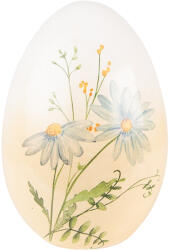 Clayre & Eef Ou decorativ ceramica galben albastra Paste 11x11x17 cm (6TE0465)