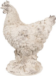 Clayre & Eef Figurina Gaina polirasina bej vintage 21x12x26 cm (6PR4054)