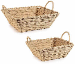 Decorer Set 2 cosuri maro 32x28x9 cm, 26x23x8.5 cm (A51.55.12)