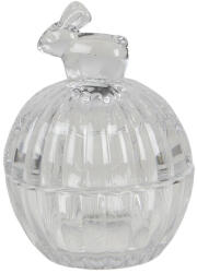Clayre & Eef Ou cu capac din sticla transparenta 8x8x11 cm (6GL3393)