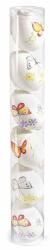 Decorer Set 6 oua decorative plastic suspendabile multicolore 4x6 cm (A54.35.49Fdeco)