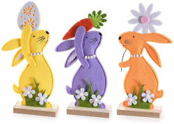Decorer Set 3 figurine Iepurasi Paste 15.5x5x30 cm (A56.45.60)