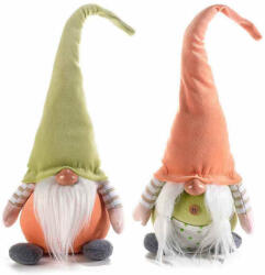 Decorer Set 2 figurine Gnomi din textil si polirasina 19x11x45 cm (A56.35.46)