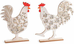 Decorer Set 2 figurine Gaini lemn 29x4x30 cm (A51.55.21)