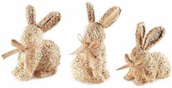 Decorer Set 3 figurine Iepurasi 13x9x20 cm (A58.09.39)